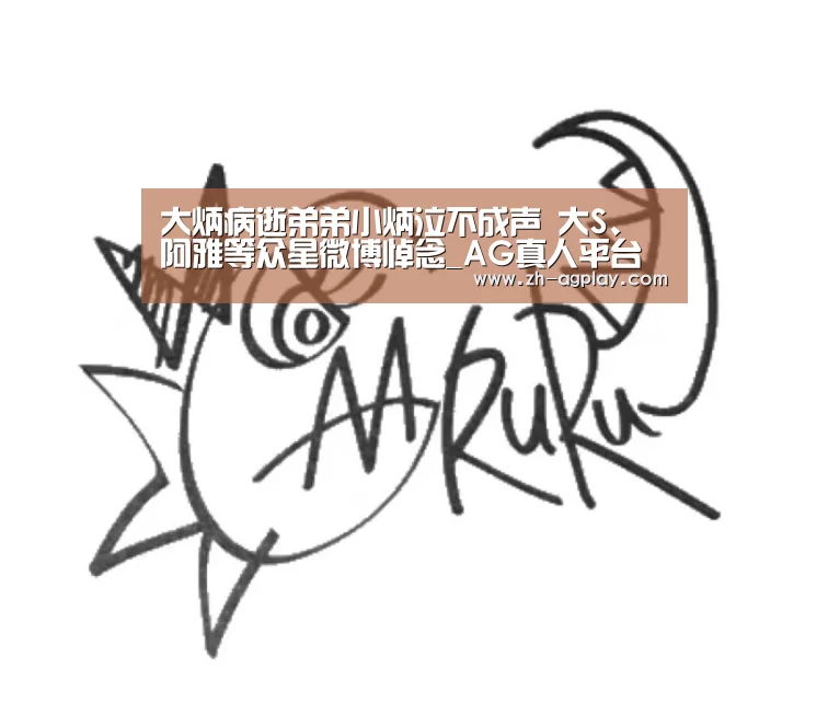 大炳病逝弟弟小炳泣不成声 大S、阿雅等众星微博悼念_AG真人平台(图4) AG真人官方下载